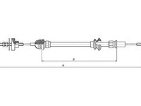 Cablu ambreiaj SEAT CORDOBA (6K1, 6K2) - OEM - MAXGEAR: 32-0048 - W02257602 - LIVRARE DIN STOC in 24 ore!!!