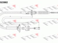 Cablu ambreiaj SUZUKI IGNIS (FH), SUBARU JUSTY III (G3X), SUZUKI IGNIS II - FTE FKS23002