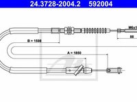 Cablu ambreiaj SUZUKI VITARA Cabrio ET TA ATE 24372820042