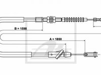 Cablu ambreiaj SUZUKI VITARA Cabrio ET TA ATE 24372820042 PieseDeTop