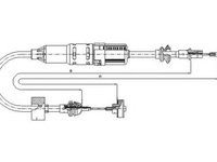 Cablu ambreiaj VOLKSWAGEN CADDY IV combi (Saab, SAJ) - OEM - MAXGEAR: 32-0080 - W02209693 - LIVRARE DIN STOC in 24 ore!!!