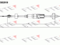 Cablu ambreiaj VW GOLF 3 FTE FKS02019