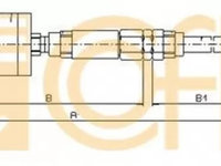 Cablu ambreiaj VW GOLF III 1H1 COFLE 10.3144 PieseDeTop