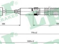 Cablu ambreiaj VW GOLF III 1H1 LPR C0260C