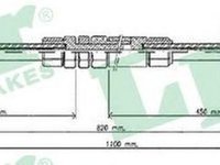 Cablu ambreiaj VW LUPO 6X1 6E1 LPR C0273C