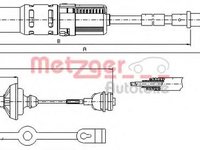 Cablu ambreiaj VW PASSAT (3A2, 35I), VW PASSAT Variant (3A5, 35I) - METZGER 10.342