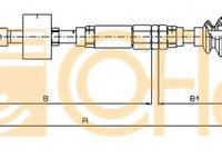 Cablu ambreiaj VW POLO (6N2) (1999 - 2001) COFLE 10.3159