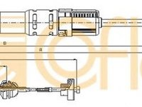 Cablu ambreiaj VW POLO 6N2 COFLE 10.3442