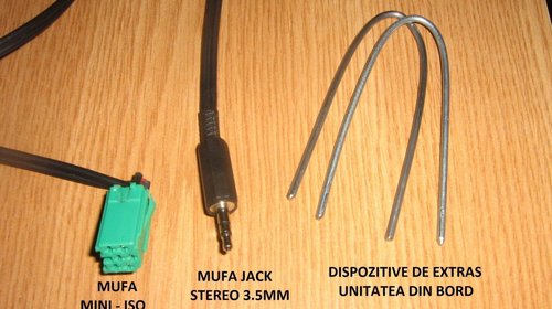 Cablu auxiliar AUX pentru Renault/FIAT/MB/CIT