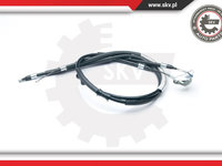 Cablu de frana de mana ; spate stanga/dreapta ; OPEL Astra G ; 522656