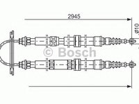 Cablu frana de mana ALFA ROMEO 164 BOSCH 1987477390