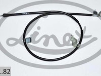 Cablu frana de mana Dreapta 1705mm/1550mm NISSAN QASHQAI I 1.5D-2.0 d 02.07-04.14 LINEX LIN30.01.82