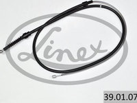 Cablu frana de mana Dreapta/stanga 1640mm/1043mm SKODA FABIA I VW POLO 1.0-2.0 08.99-11.09 LINEX LIN39.01.07