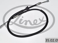 Cablu frana de mana Fata 1180mm/947mm NISSAN INTERSTAR OPEL MOVANO RENAULT MASTER II 1.9-3.0 d 07.98- LINEX LIN35.02.05