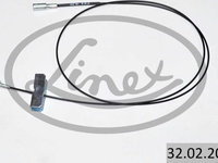 Cablu frana de mana Fata 1645mm NISSAN PRIMASTAR OPEL VIVARO A RENAULT TRAFIC II 1.9-2.5D 02.01- LINEX LIN32.02.20
