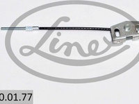 Cablu frana de mana Fata 220mm NISSAN JUKE 1.5D/1.6 06.10- LINEX LIN30.01.77