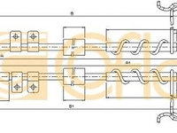 Cablu frana de mana FORD Tourneo Connect COFLE 105336