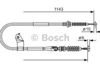 Cablu frana de mana MAZDA MX-5 2 BOSCH 1987482055