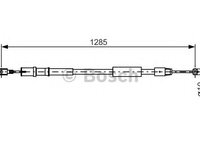 Cablu frana de mana MERCEDES VITO / MIXTO caroserie (W639) (2003 - 2016) Bosch 1 987 482 026