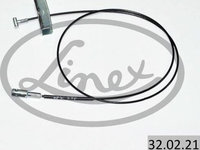 Cablu frana de mana Mijloc 1245mm NISSAN PRIMASTAR OPEL VIVARO A RENAULT TRAFIC II 1.9-2.5D 03.01- LINEX LIN32.02.21