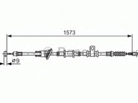 Cablu frana de mana MITSUBISHI SPACE STAR (DG_A) (1998 - 2004) Bosch 1 987 482 399