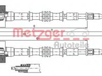 Cablu frana de mana OPEL ASTRA G Delvan (F70) (1999 - 2005) METZGER 11.5859