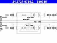 Cablu frana de mana OPEL ASTRA H combi (L35) (2004 - 2016) MTR 12118865