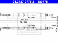 Cablu frana de mana OPEL ASTRA H limuzina (L69) (2007 - 2016) ATE 24.3727-0775.2