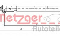 Cablu frana de mana RENAULT CLIO Mk II (BB0/1/2_, CB0/1/2_) (1998 - 2016) METZGER 11.6598