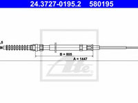 Cablu frana de mana SEAT ALTEA XL (5P5, 5P8) (2006 - 2016) ATE 24.3727-0195.2