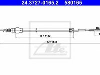 Cablu frana de mana SEAT IBIZA Mk II (6K1) (1993 - 1999) ATE 24.3727-0165.2
