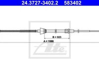 Cablu frana de mana SEAT IBIZA V (6J5, 6P1) (2008 - 2016) ATE 24.3727-3402.2