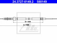 Cablu frana de mana SEAT TOLEDO Mk II (1M2) (1998 - 2006) ATE 24.3727-0149.2