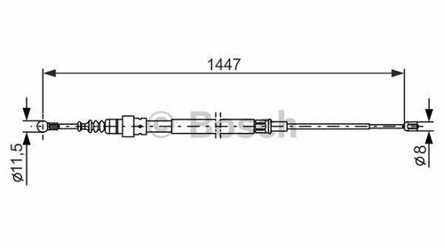 width Repair possible variable Cablu frana de mana Skoda Octavia 2 - #635280711