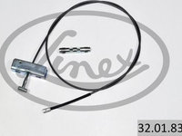Cablu frana de mana Spate 1185mm NISSAN PRIMASTAR OPEL VIVARO A RENAULT TRAFIC II 1.9-2.5D 02.01- LINEX LIN32.01.83
