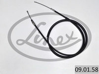 Cablu frana de mana Spate Dreapta 1922mm/1640mm tip frana: disc CITROEN BERLINGO BERLINGO/MINIVAN PEUGEOT PARTNER PARTNER/MINIVAN 1.1-2.0 d 06.96-12.15 LINEX LIN09.01.58