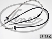 Cablu frana de mana Spate Dreapta/stanga 1353mm/1504mm tip frana: electric set FORD FOCUS C-MAX 1.6-2.0 d 10.03-03.07 LINEX LIN15.78.01