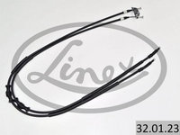 Cablu frana de mana Spate Dreapta/stanga 1585mm/1402mm/1585mm/1402mm tip frana: disc OPEL ASTRA F CLASSIC ASTRA G ZAFIRA A 1.2-2.0 d 01.98-06.05 LINEX LIN32.01.23