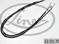 Cablu frana de mana Spate Dreapta/stanga 1592mm/1403mm/1403mm tip frana: disc OPEL ASTRA G ASTRA G CLASSIC 1.2-2.2D 02.98-12.09 LINEX LIN32.01.70
