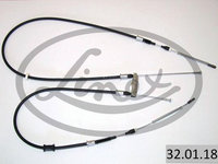 Cablu frana de mana Spate Dreapta/stanga 1689mm/1092mm/1274mm/681mm OPEL ASTRA F ASTRA F CLASSIC 1.4-2.0 09.91-08.02 LINEX LIN32.01.18