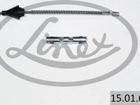 Cablu frana de mana Spate Dreapta/stanga 175mm FORD FIESTA V FOCUS I FUSION MAZDA 2 1.25-2.0 10.98-12.12 LINEX LIN15.01.67