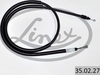 Cablu frana de mana Spate stanga 1498mm/1365mm NISSAN PRIMASTAR OPEL VIVARO A RENAULT TRAFIC II 1.9-2.5D 02.01- LINEX LIN35.02.27