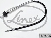 Cablu frana de mana Spate stanga 852mm tip frana: electric RENAULT LAGUNA II 1.6-3.0 03.01-12.07 LINEX LIN35.78.05