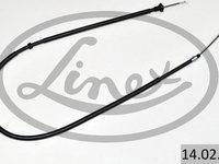 Cablu frana de mana stanga 1491mm/1271mm tip frana: disc ABARTH 500 / 595 / 695 500C / 595C / 695C FIAT 500 500 C PANDA 1.3D/1.4 10.06- LINEX LIN14.02.57