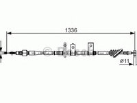 Cablu frana de mana SUZUKI GRAND VITARA 1 BOSCH 1987482091