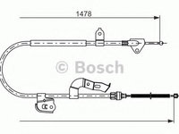 Cablu frana de mana TOYOTA AYGO (WNB1_, KGB1_) (2005 - 2016) Bosch 1 987 477 951