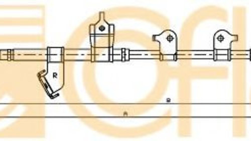 Cablu frana de mana TOYOTA RAV 4 III (ACA3_, 