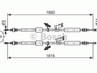 Cablu frana de parcare 1 987 482 189 BOSCH pentru Ford C-max Ford Focus