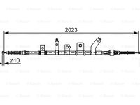 Cablu frana de parcare 1 987 482 515 BOSCH pentru Mitsubishi L Mitsubishi Triton