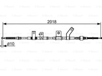 Cablu frana de parcare 1 987 482 516 BOSCH pentru Mitsubishi L Mitsubishi Triton